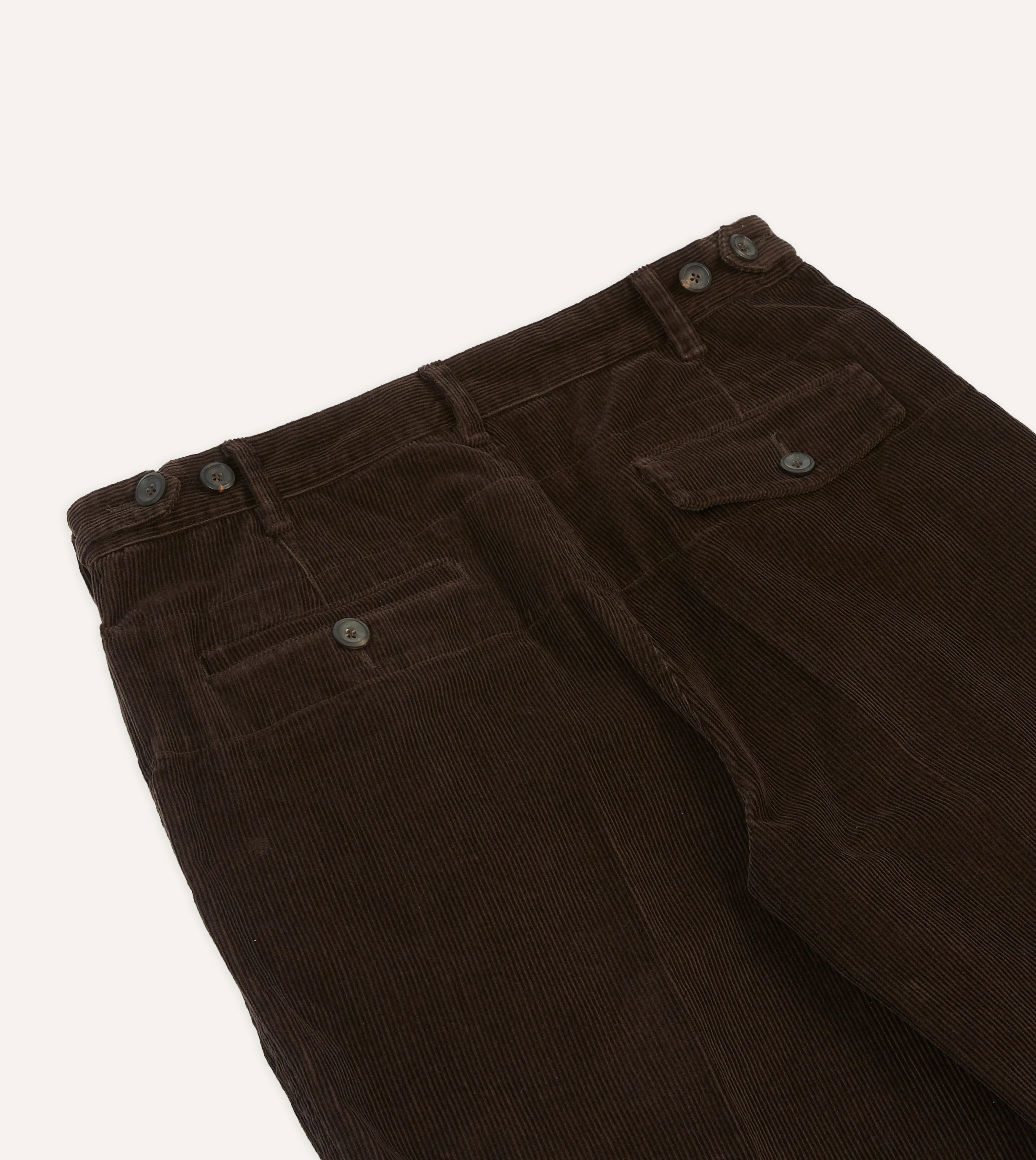 Brown Cotton Corduroy Field Games Trousers - Image 5