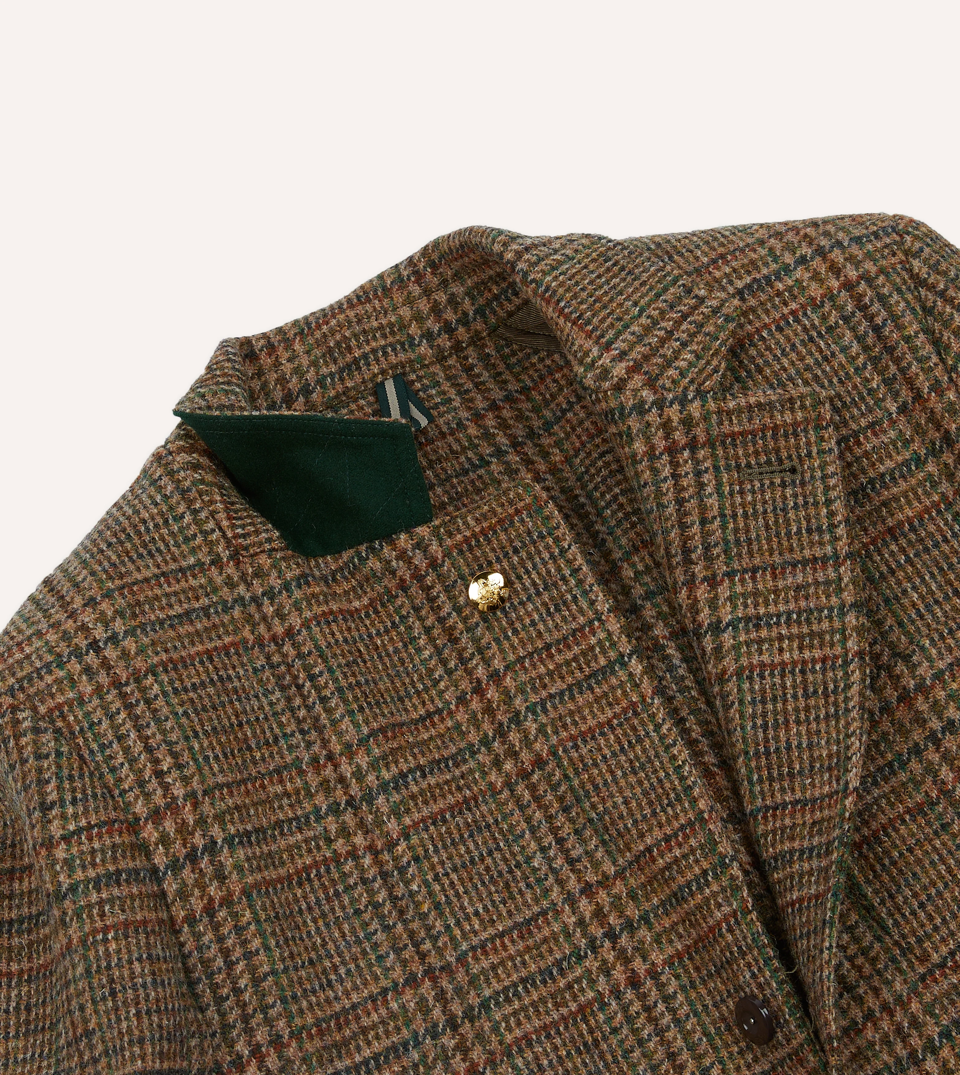 Brown Prince of Wales Check Harris Tweed Games Blazer Mk. VII - Image 4