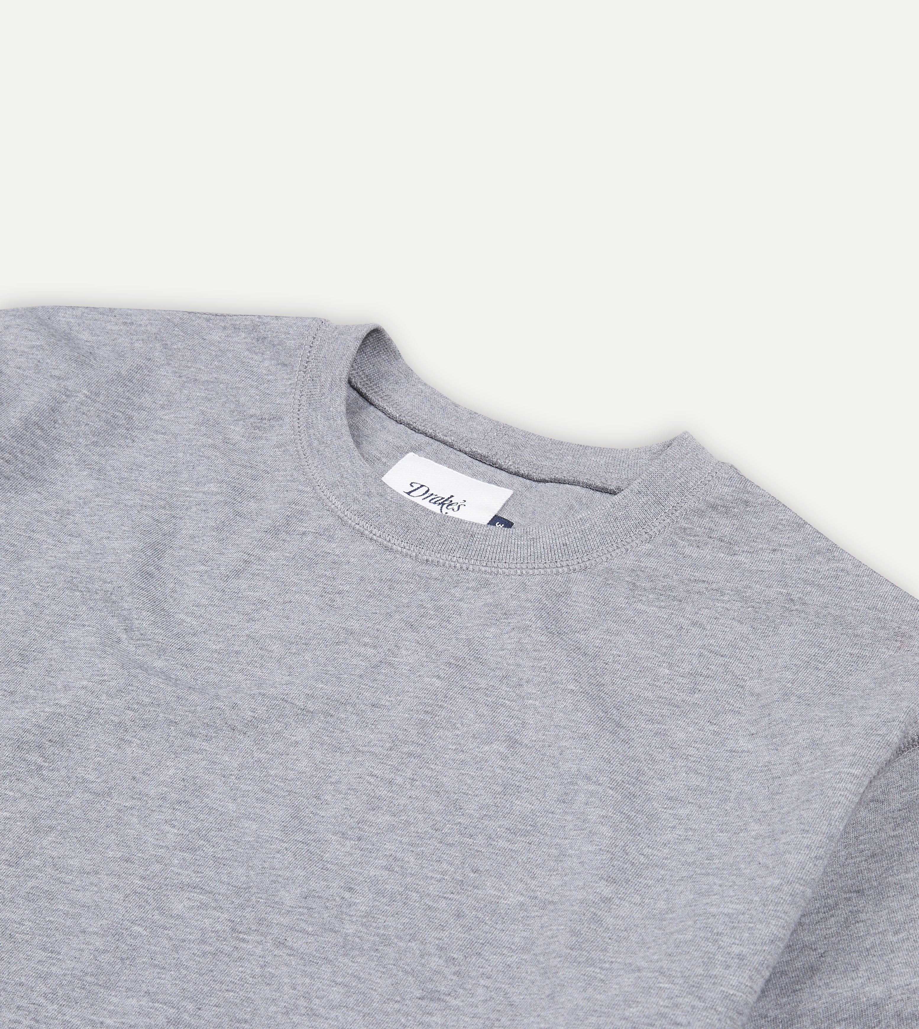 Grey Cotton Crew Neck Hiking T-Shirt - Image 3