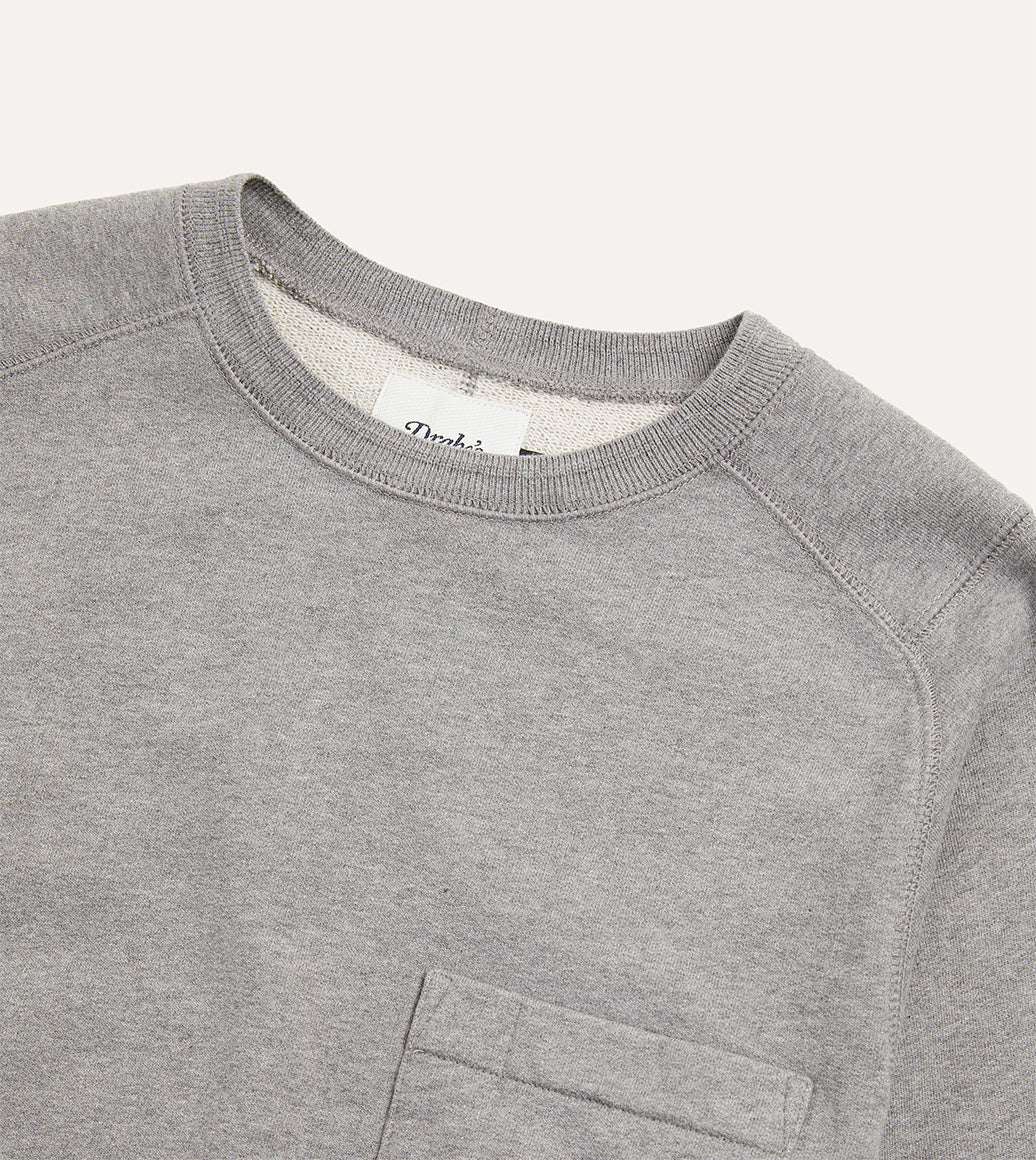 Grey Cotton Long-Sleeve Hiking Sweatshirt - Image 3