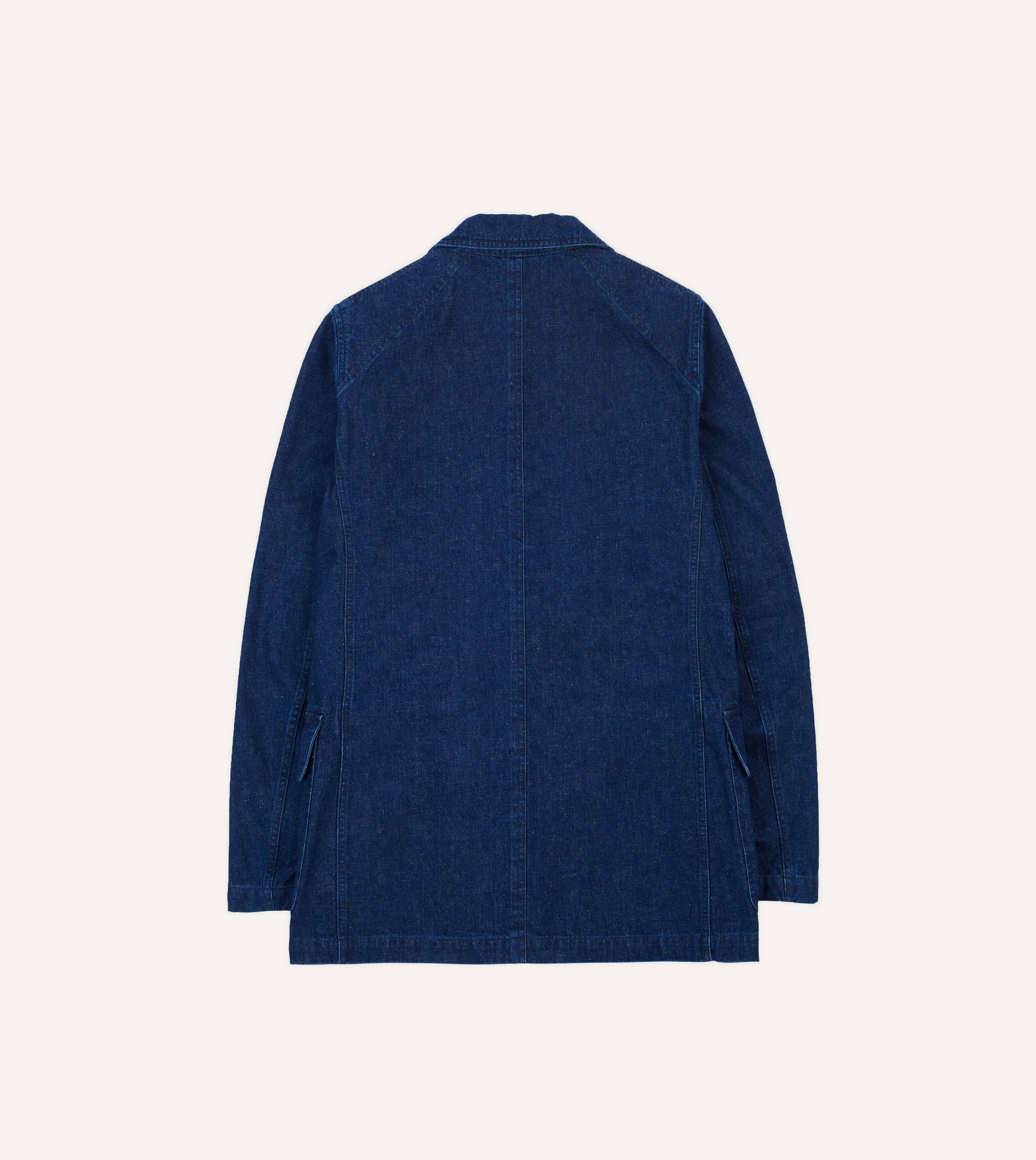 Indigo Cotton-Linen Games Blazer Mk. I - Image 9