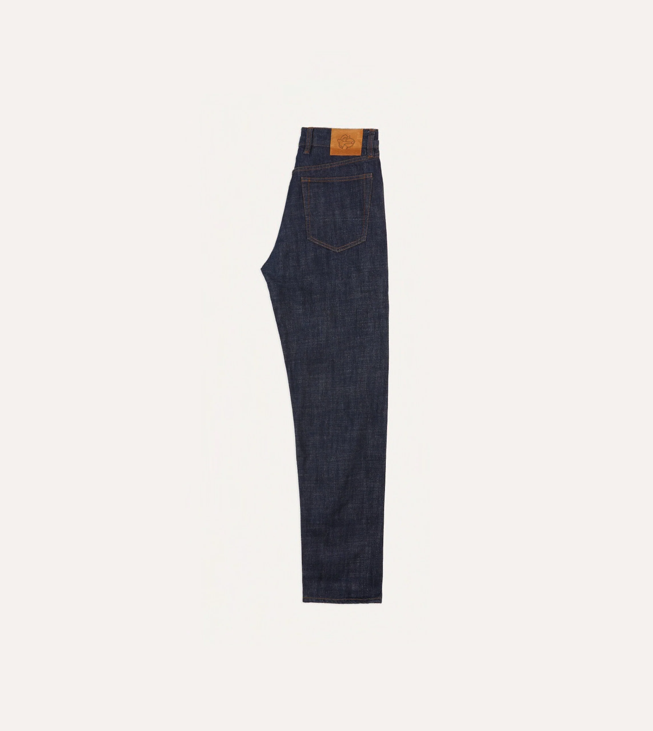 Indigo Rinse 15.5oz Japanese Selvedge Denim Five-Pocket Jeans - Image 6