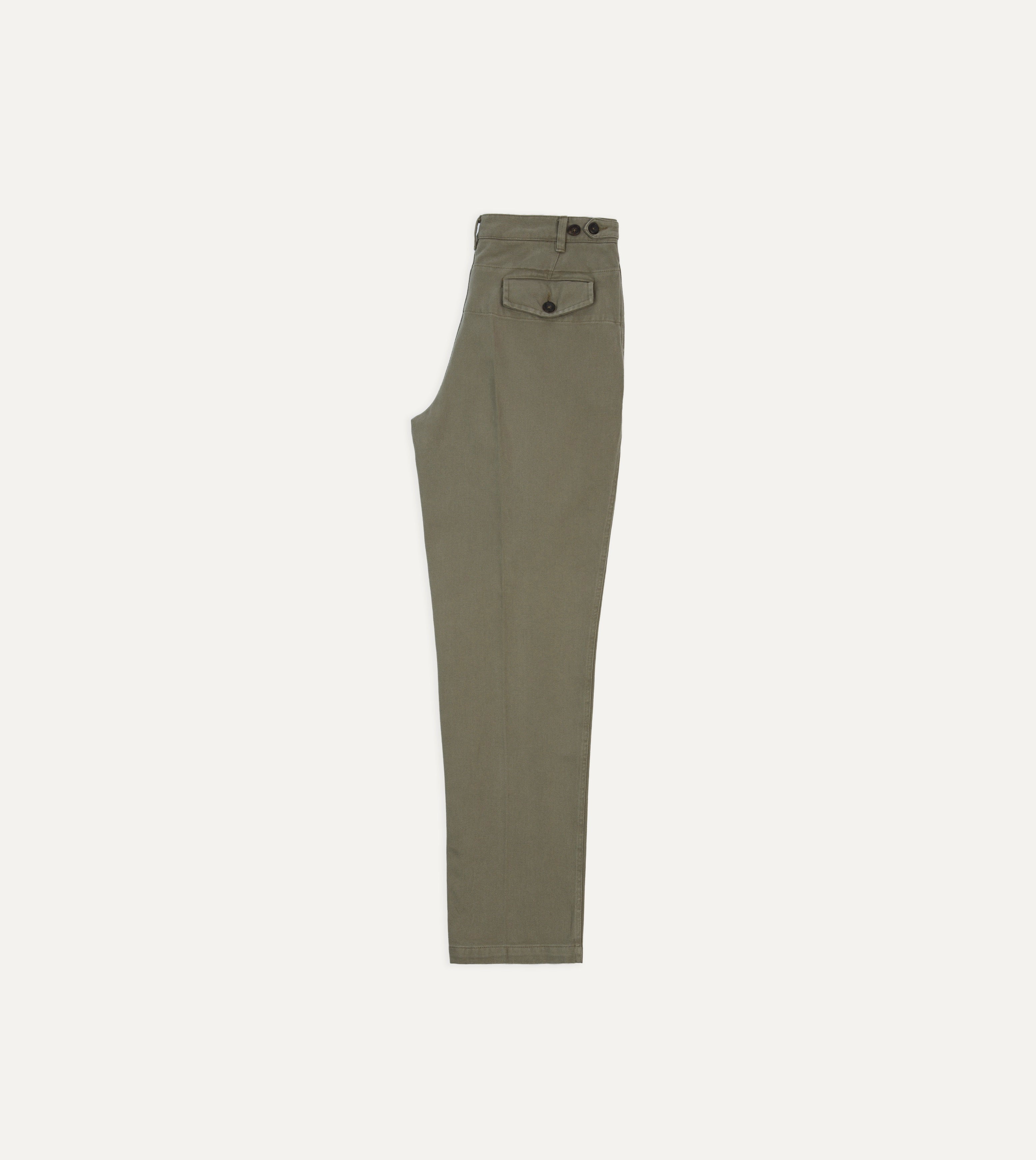 Khaki Heavy Cotton Twill Games Trousers - Image 6