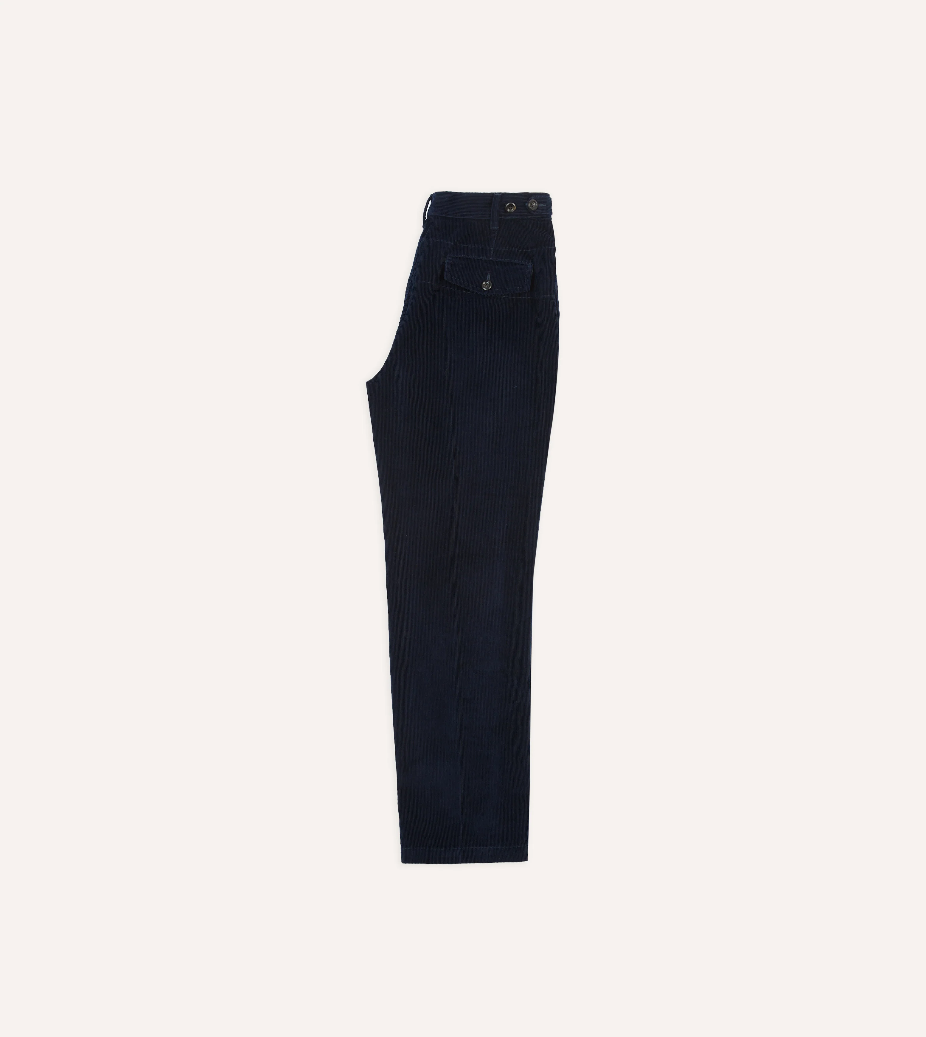 Navy Cotton Corduroy Field Games Trousers - Image 6