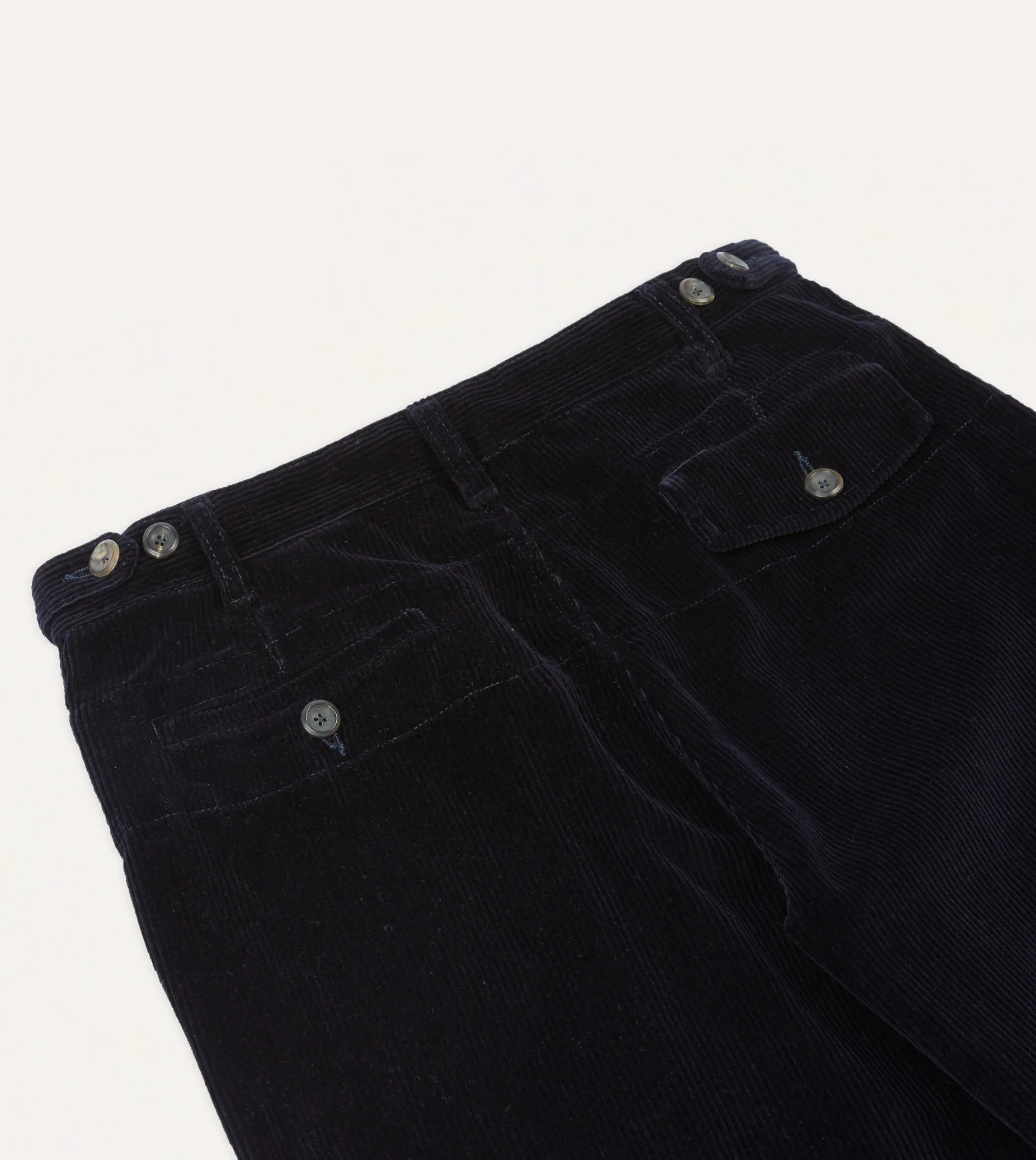 Navy Cotton Corduroy Games Trousers - Image 5