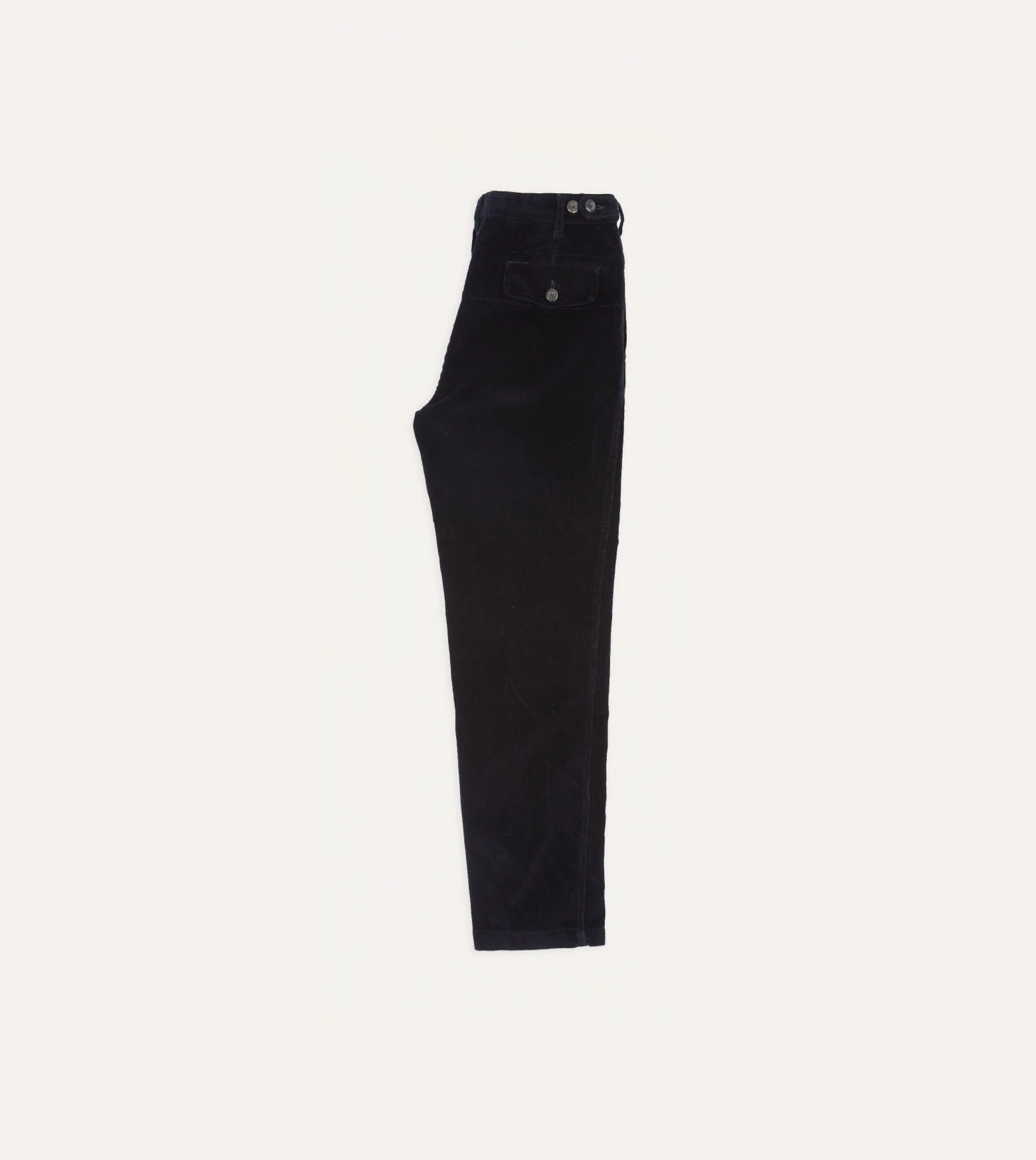Navy Cotton Corduroy Games Trousers - Image 6