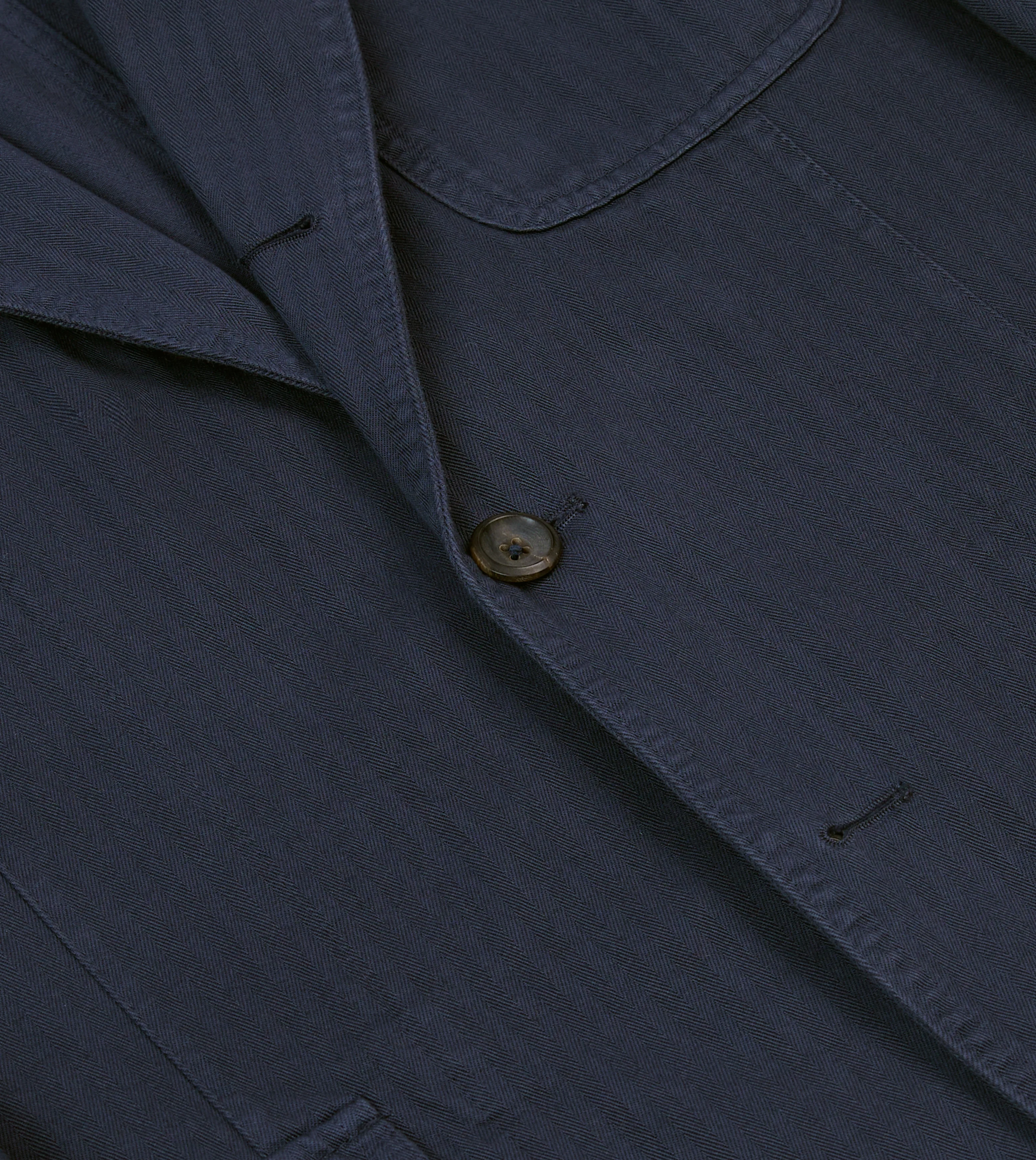 Navy Herringbone Cotton Games Blazer Mk. I - Image 4
