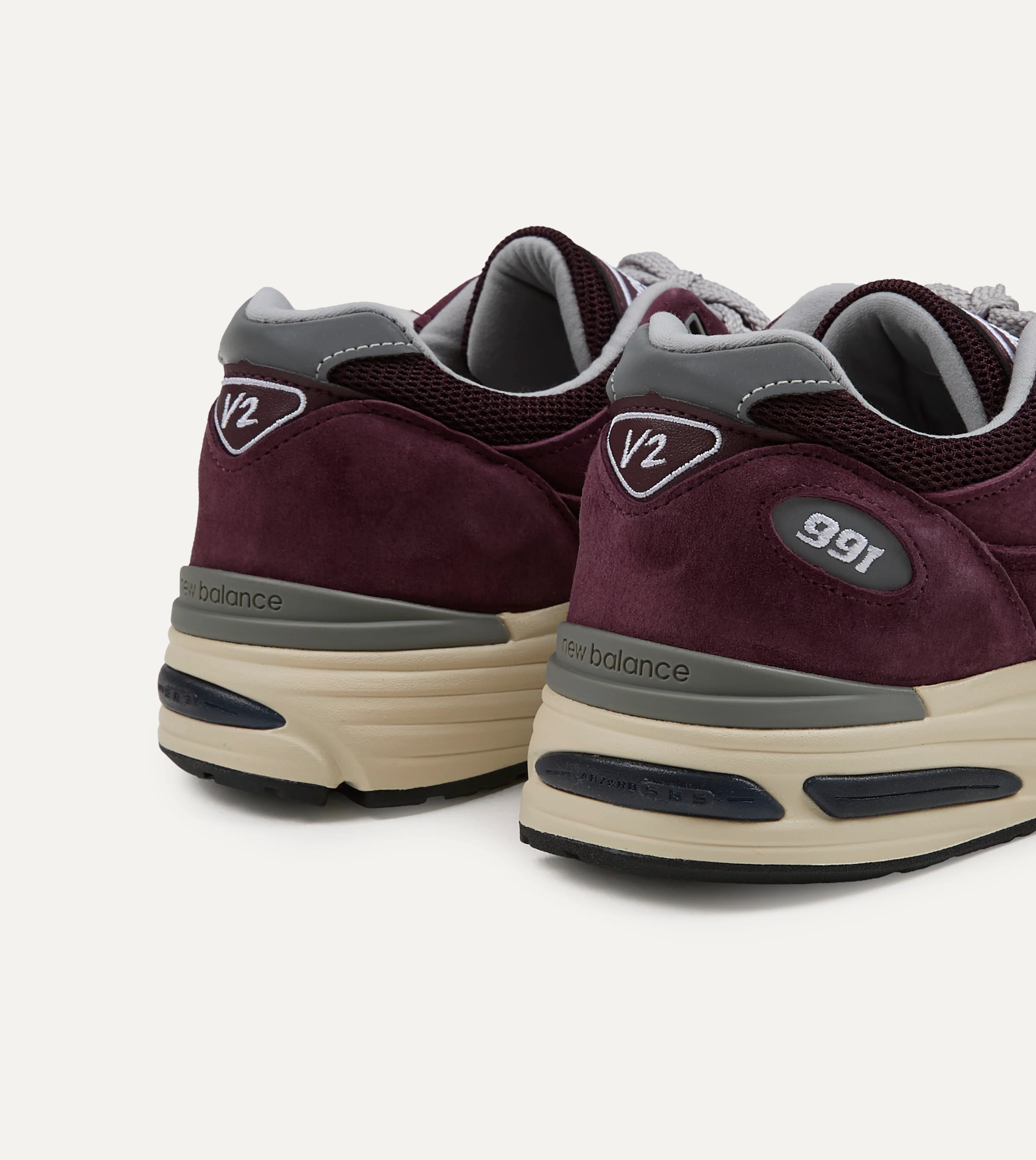 New Balance Catawba Grape Made in UK 991v2 Trainers - Image 5