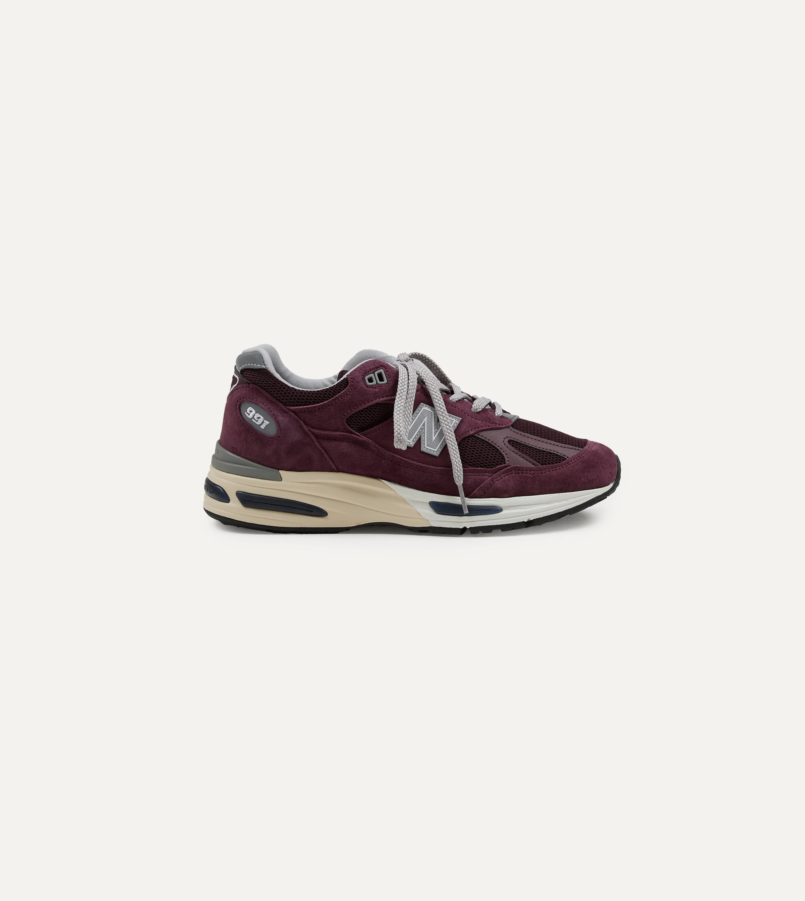 New Balance Catawba Grape Made in UK 991v2 Trainers - Image 7