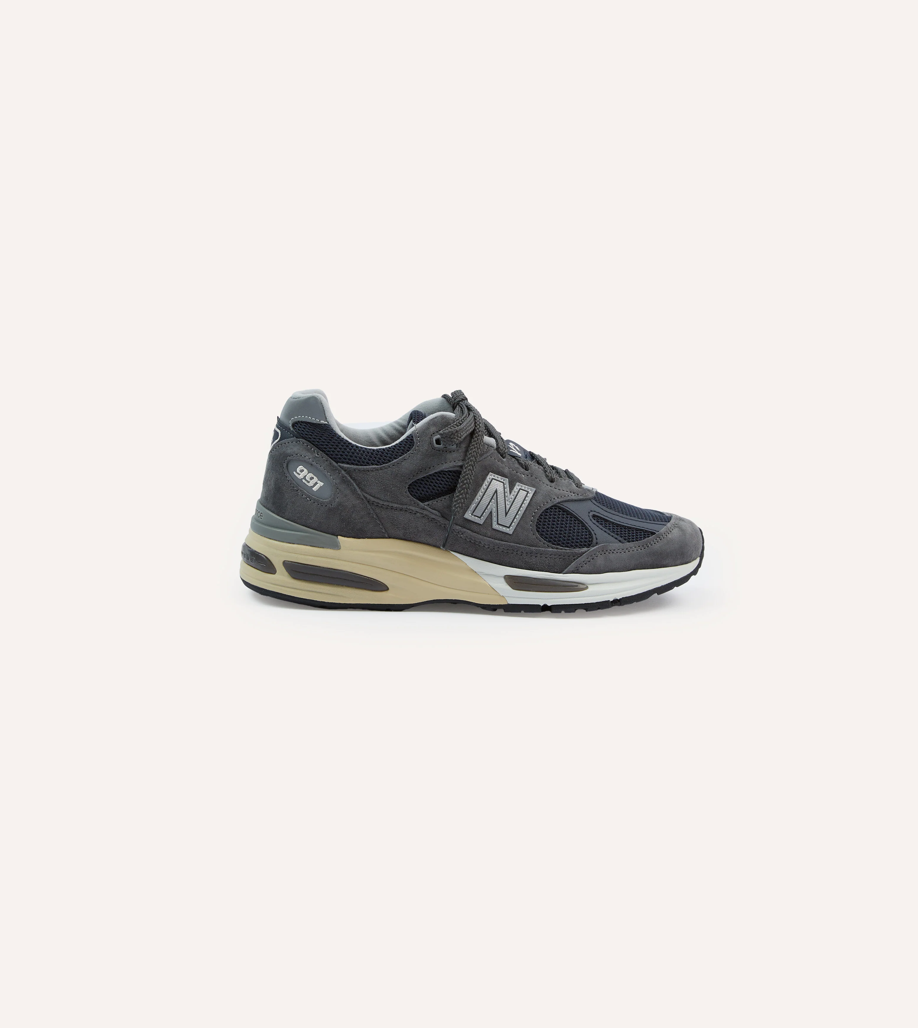 New Balance Dark Gull Grey Made in UK 991v2 Trainers - Image 6