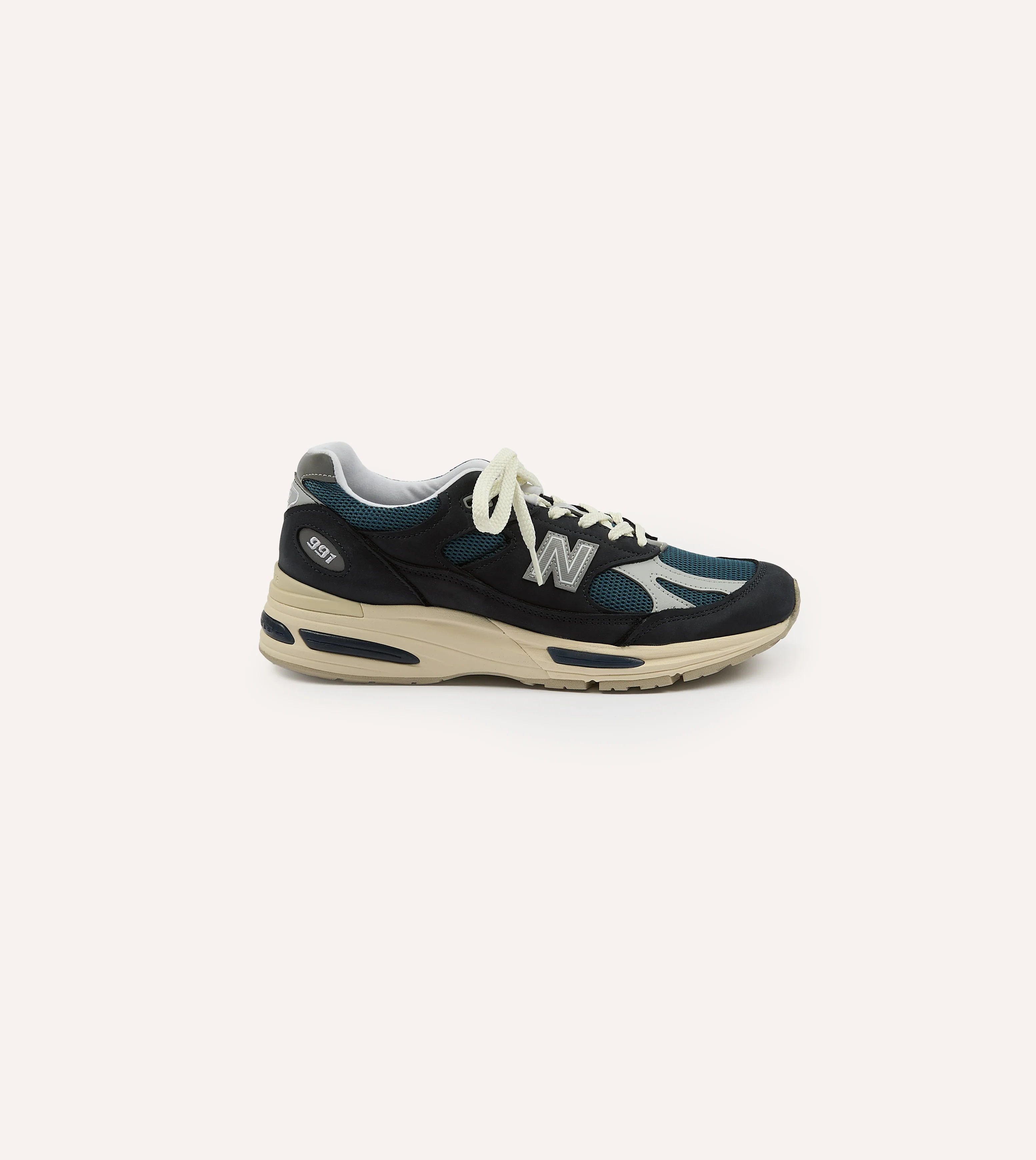 New Balance Navy 'Vintage Sport' Made in UK 991v2 Trainers - Image 7