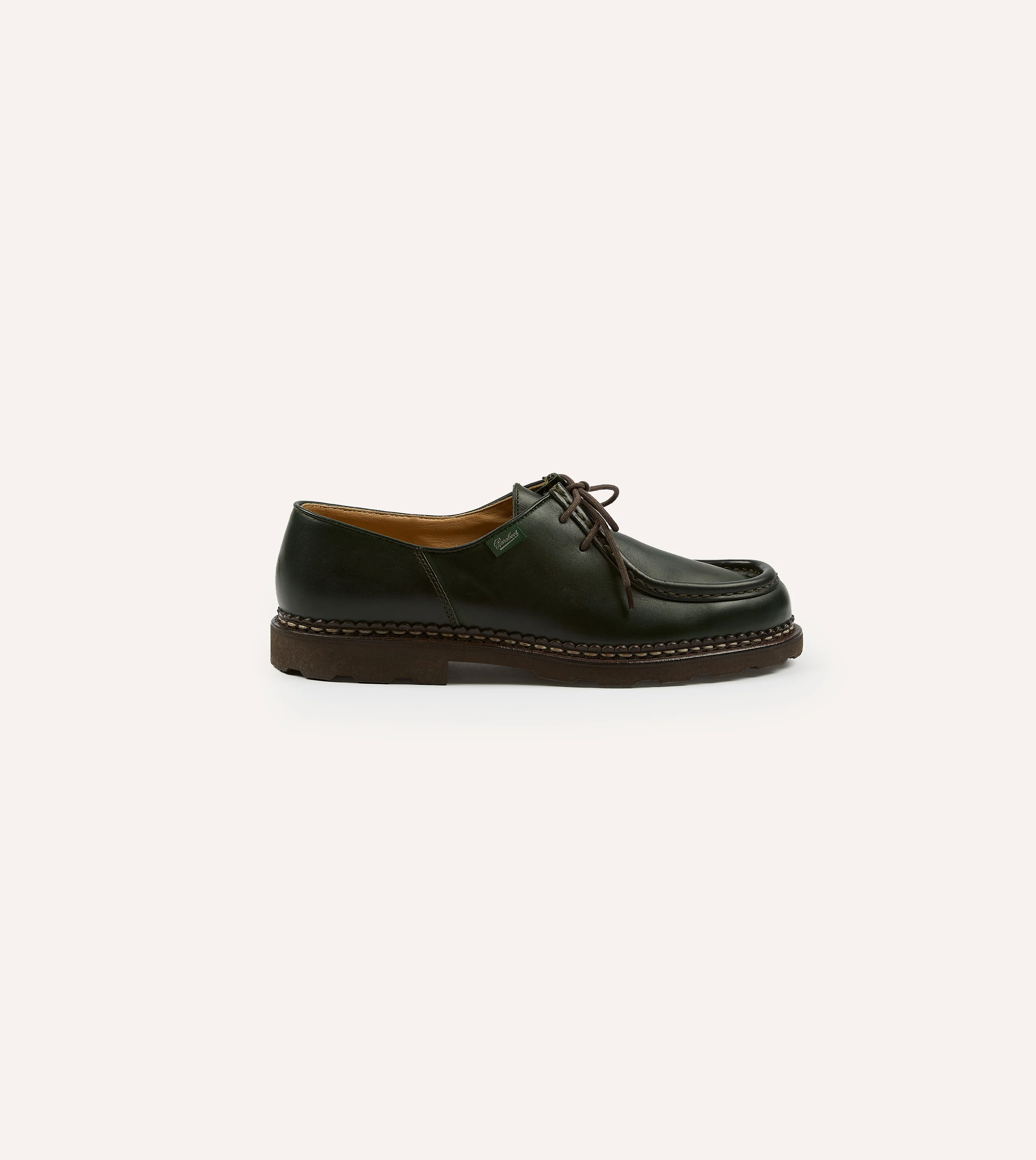 Paraboot Michael Vert Leather Derby Shoe - Image 6