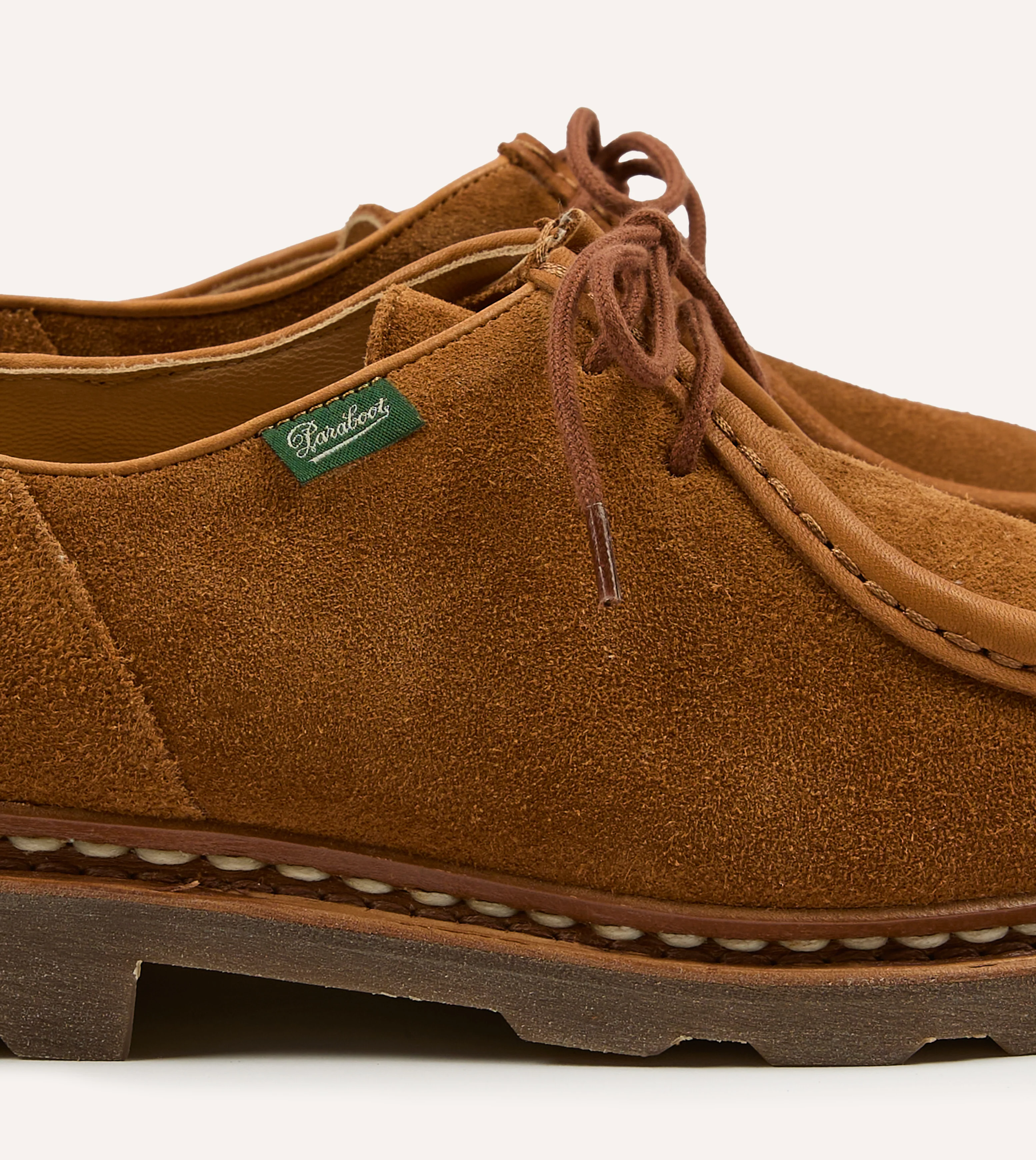 Paraboot Michael Whiskey Suede Derby Shoe - Image 3