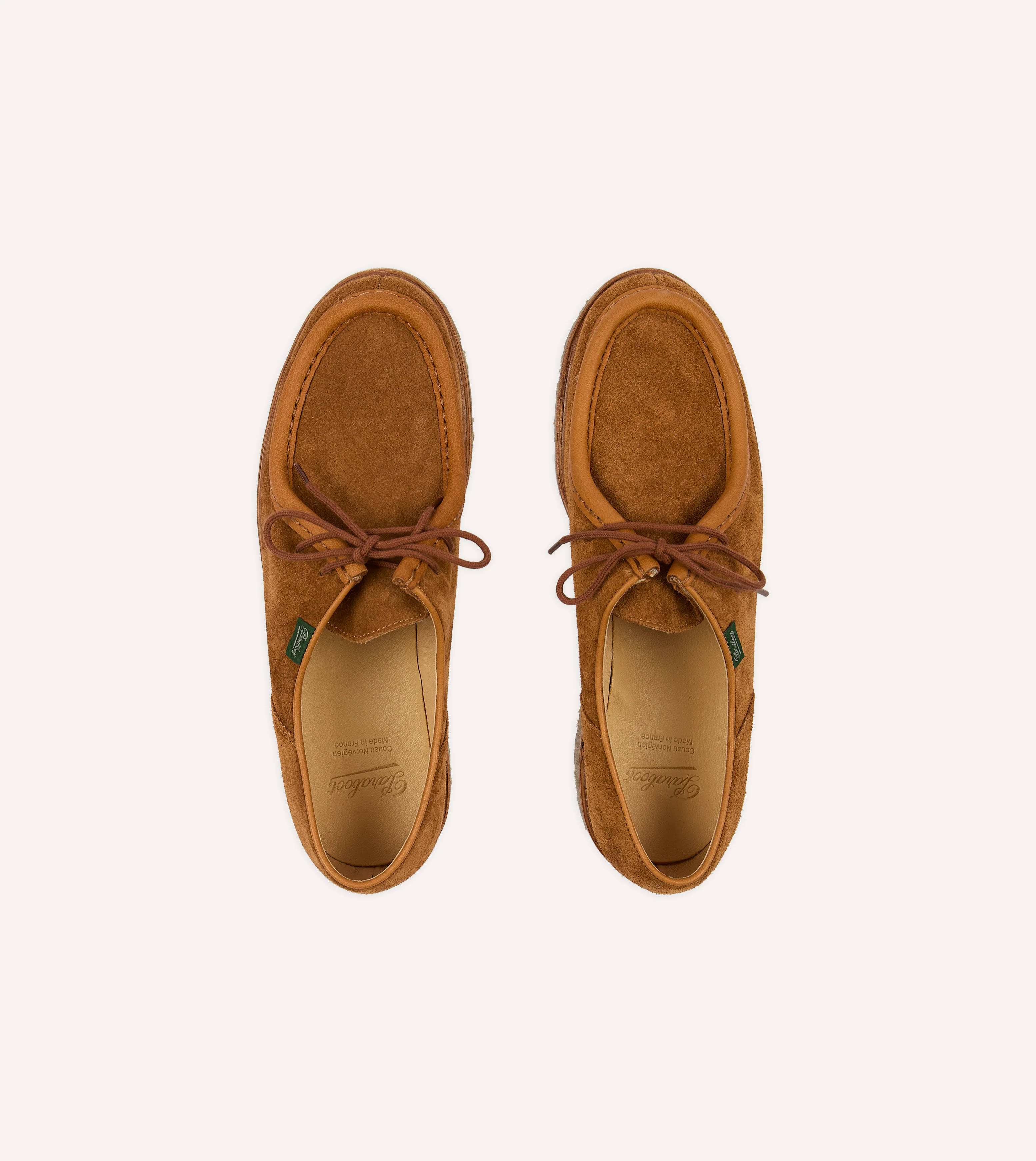 Paraboot Michael Whiskey Suede Derby Shoe - Image 4