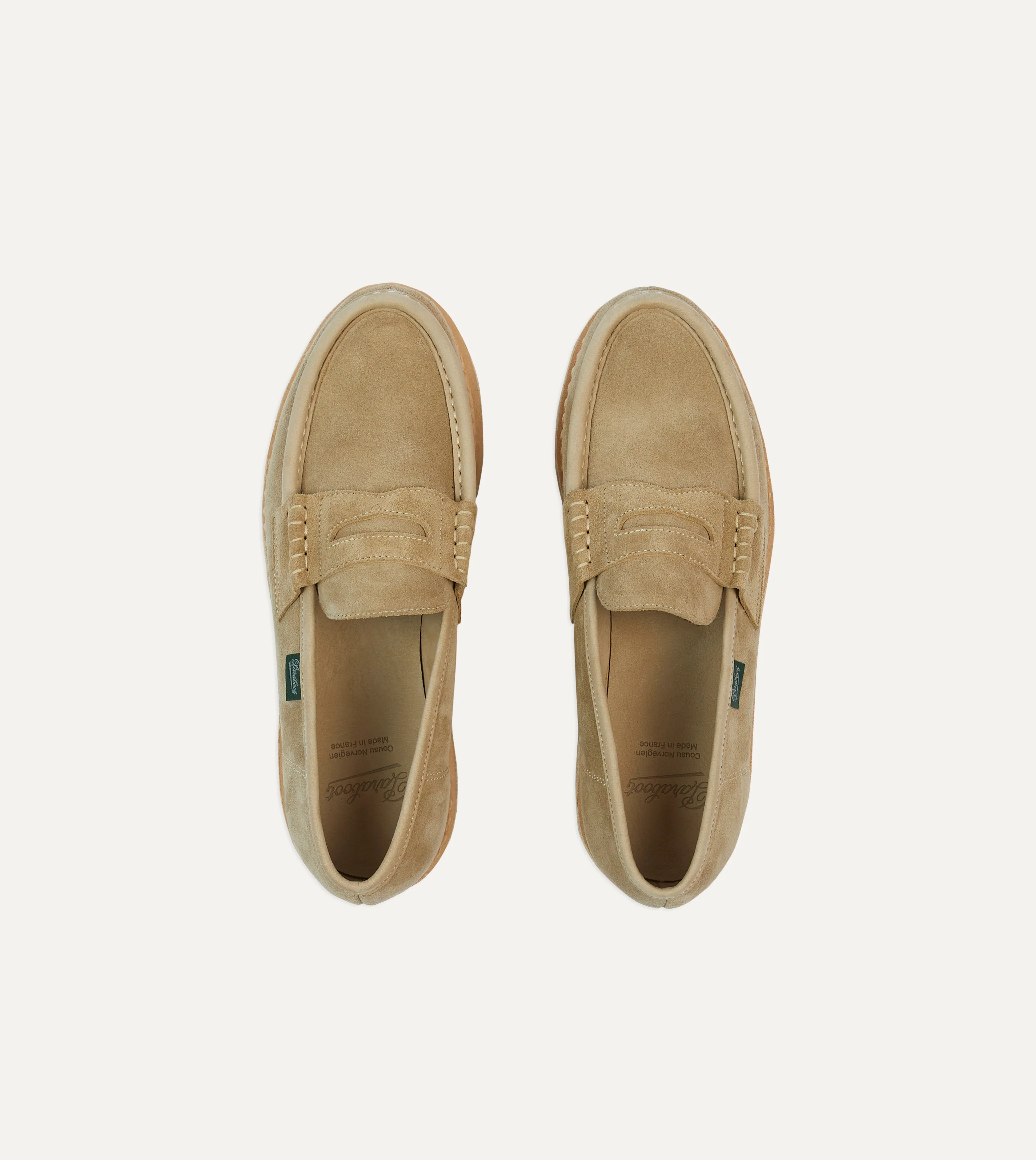 Paraboot Nantes Sand Suede Loafer - Image 4