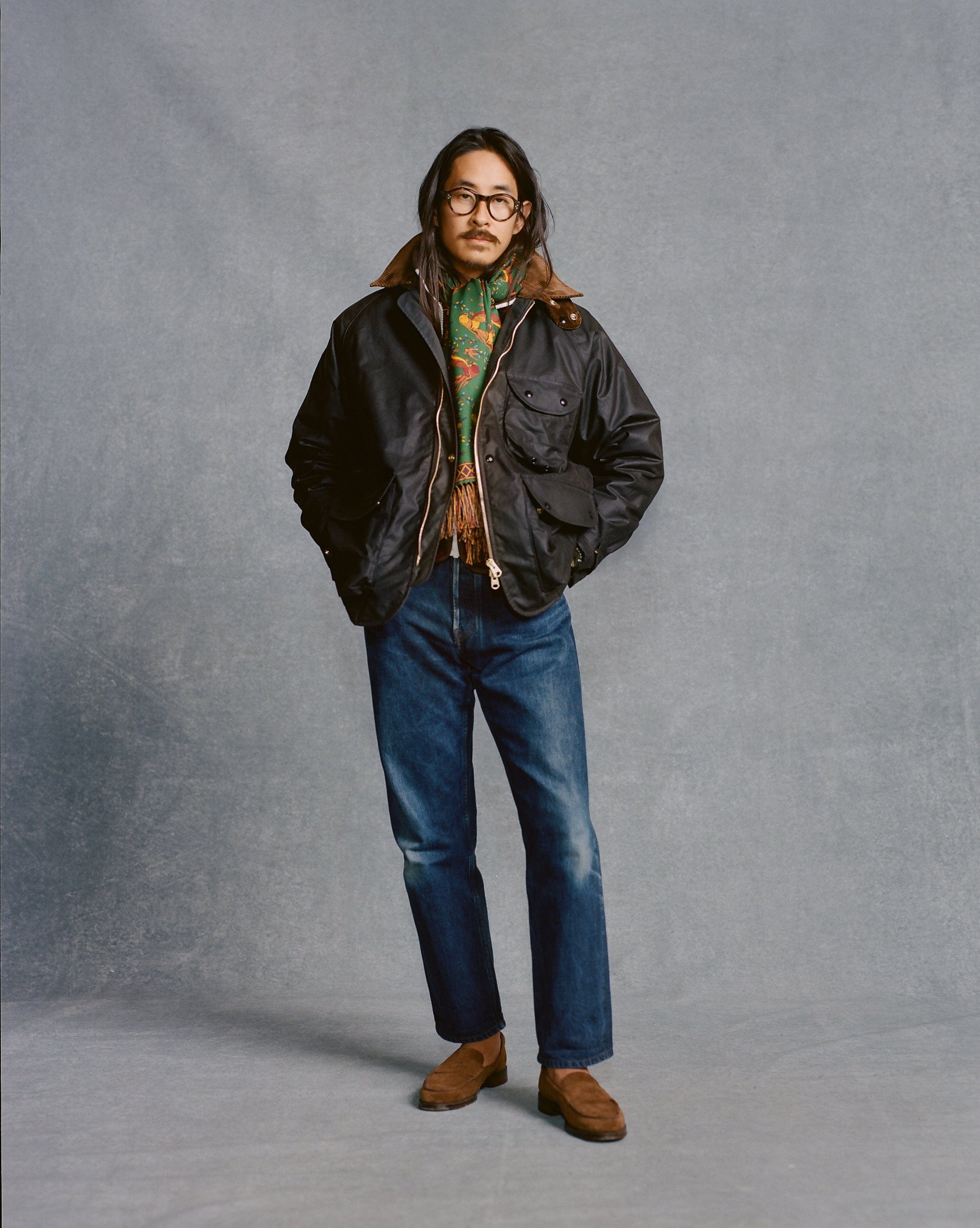 Stone Wash 14.2oz Japanese Selvedge Denim Five-Pocket Jeans - Image 8