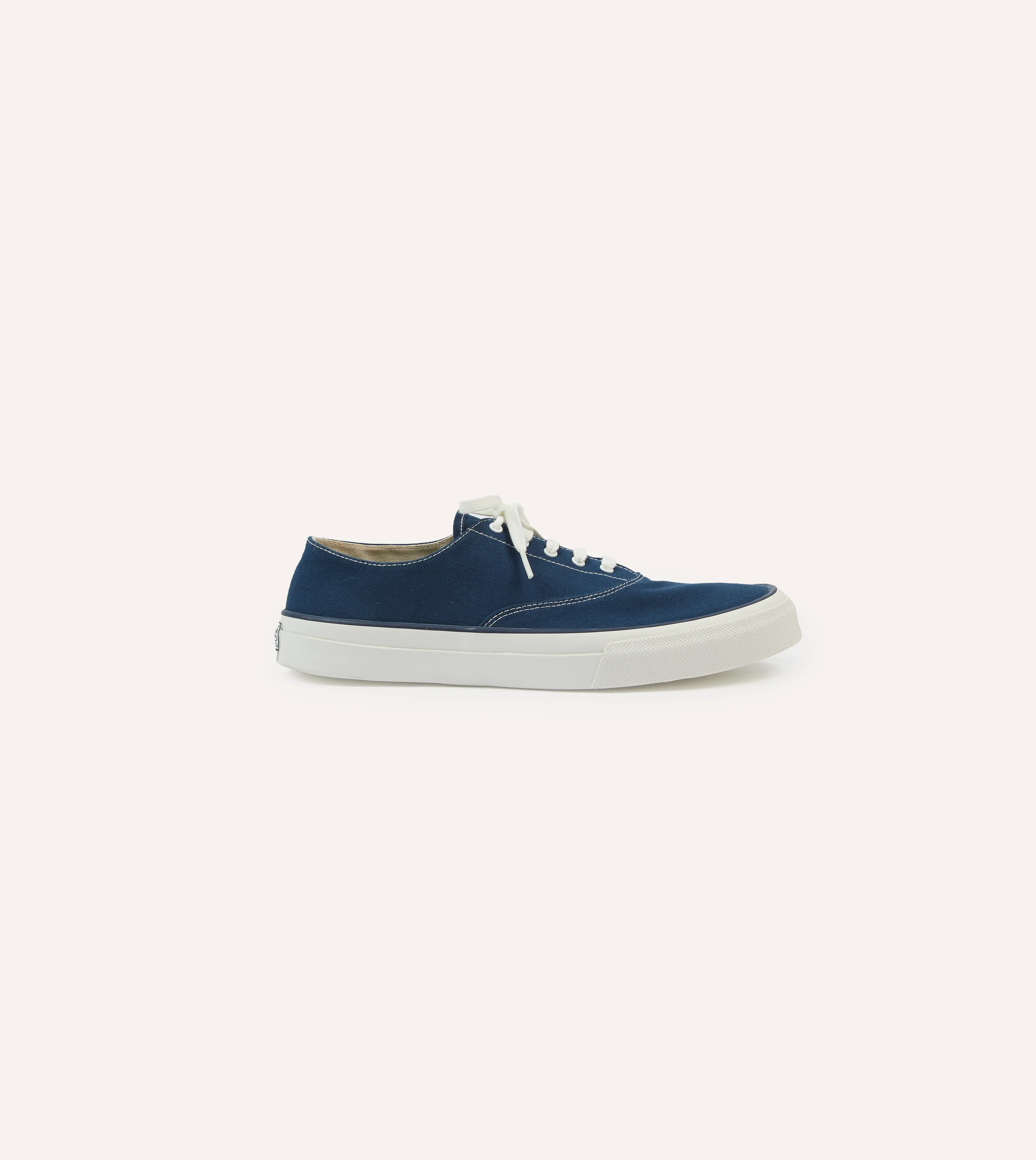 Wakouwa by Anatomica Navy Cotton Canvas Oxford Trainers - Image 6