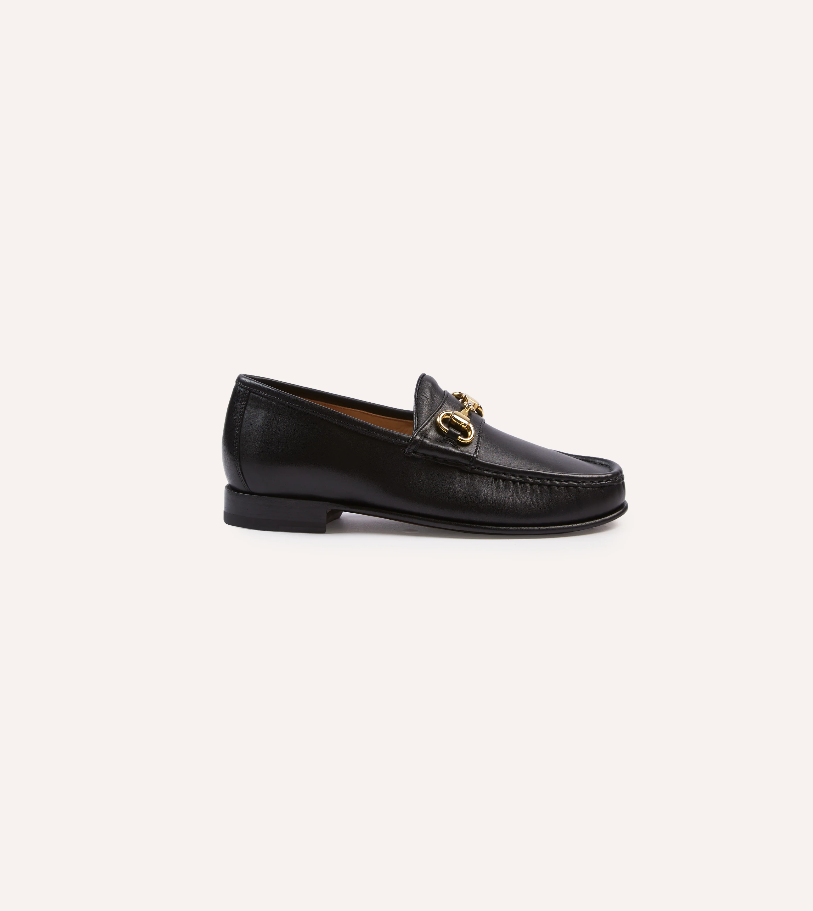 Yuketen Moc Ischia Black Leather Bit Loafer - Image 6